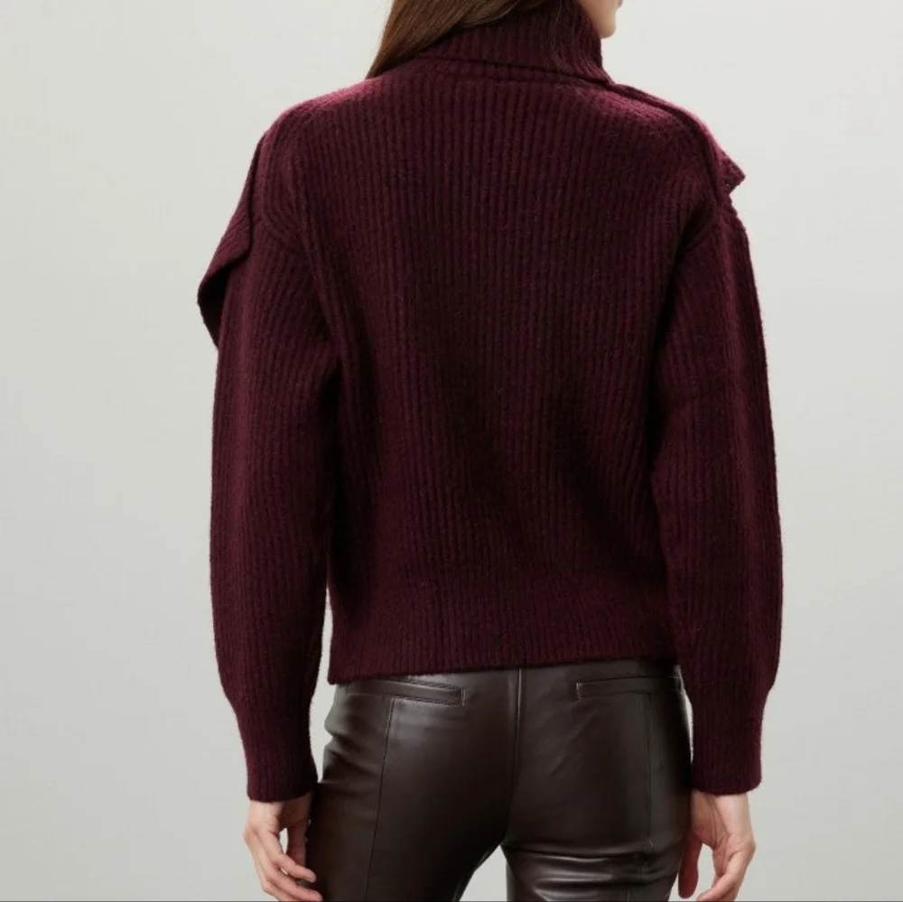 NWT THAKOON | $275 Cropped Scarf Sweater - Picture 5 of 8